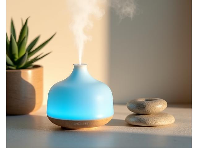 Aromatherapy diffuser and calming essential oils