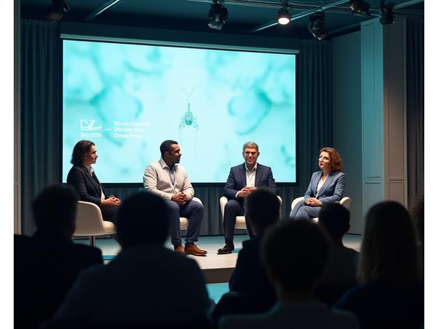 Expert panel discussing health topics in a professional setting