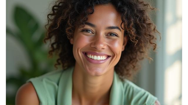 Thumbnail of a woman smiling and sharing her wellness success story