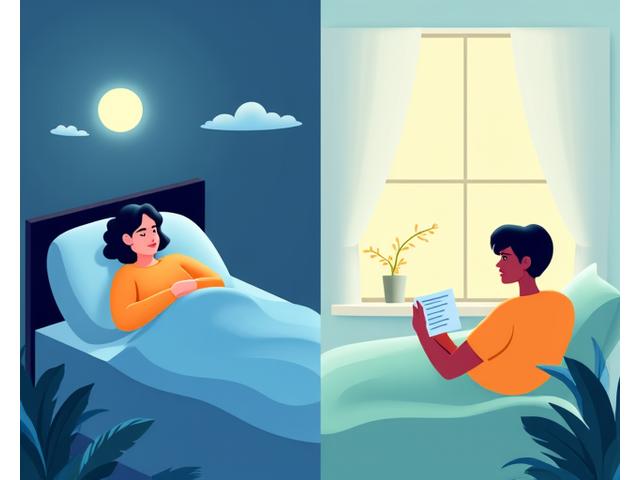 Illustration of a well-rested individual despite shift work